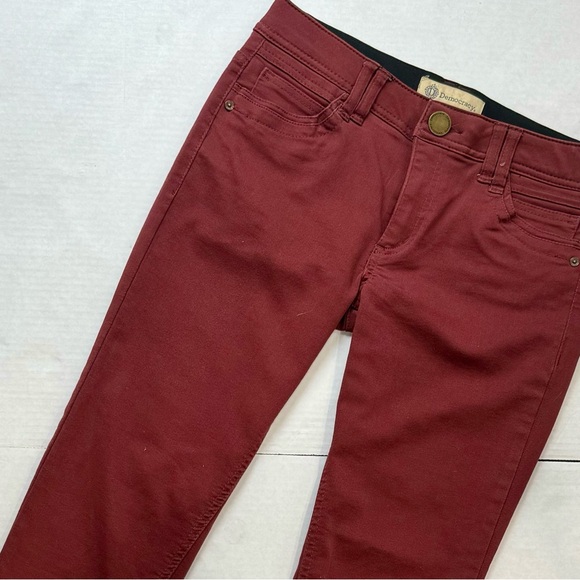 Democracy burgundy skinny jean/ jegging - Picture 3 of 7